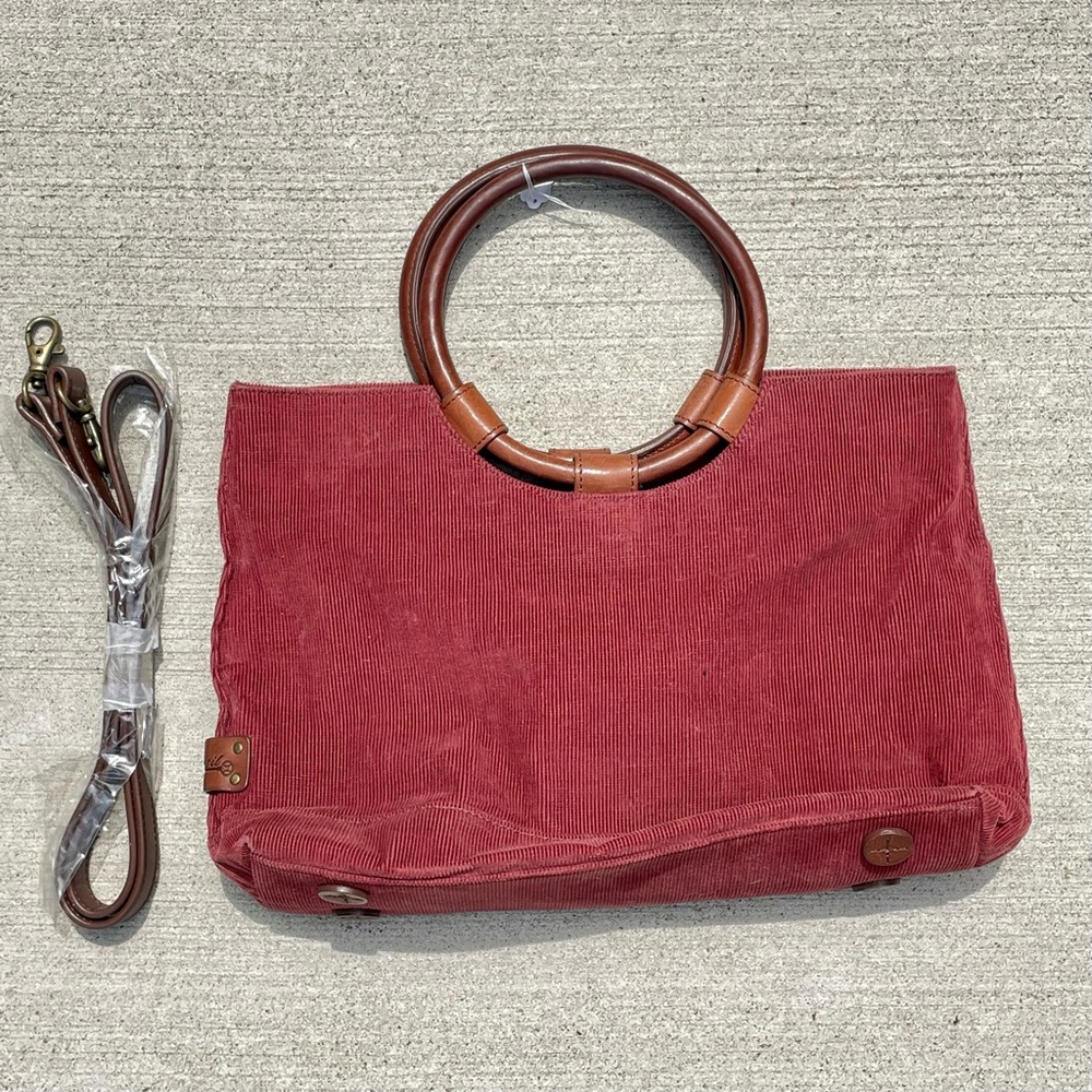 Corduroy Fossil Purse